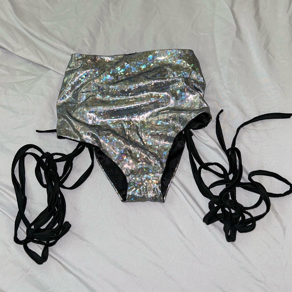 Cheeky Reflective Tie up Rave Bottoms